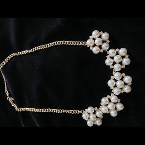 Pearl cluster necklace by Banana Republic